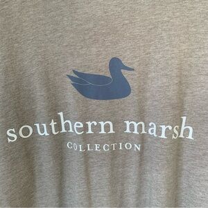 Southern Marsh (Large) Classic Oatmeal in color Long Sleeve Tee